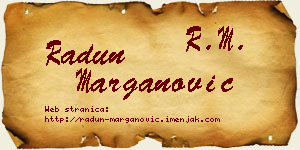 Radun Marganović vizit kartica